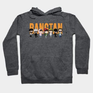 Chibi Bangtan Members Airplane Fashion Hoodie